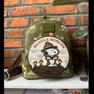 Snoopy Peanuts Beagle Scouts Loungefly Backpack